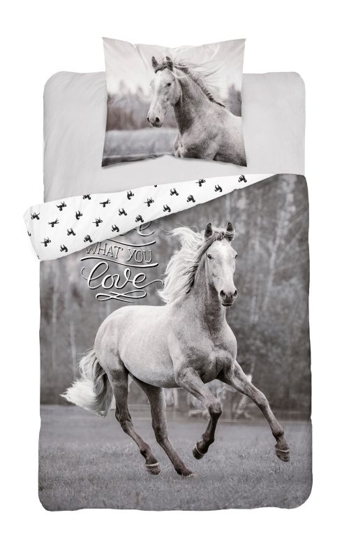 Povlečení Kůň Love 140/200, 70/80