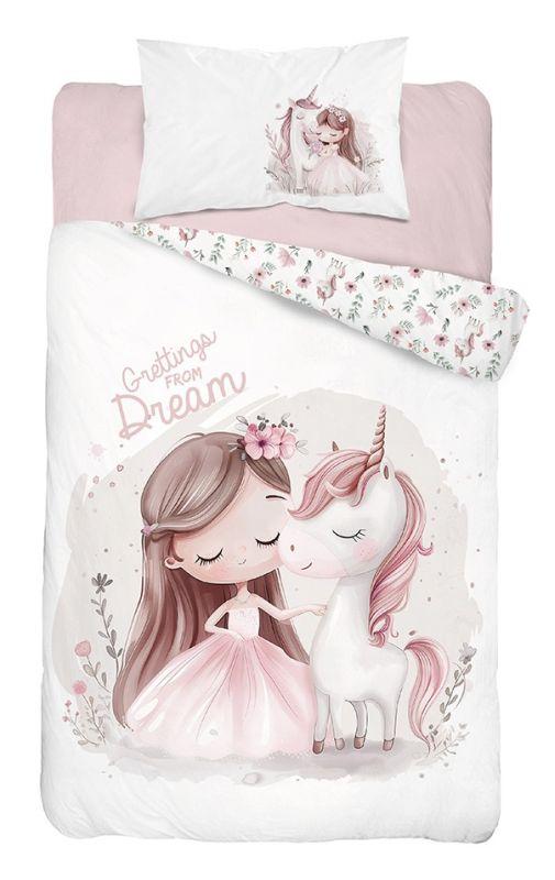 Povlečení do postýlky Jednorožec dream B 100/135, 40/60