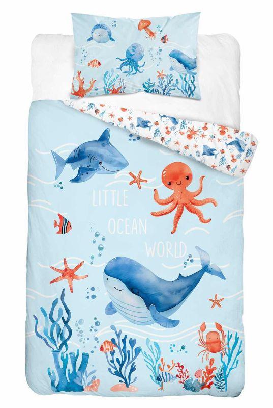 Povlečení do postýlky Mořský Svět 100/135, 40/60