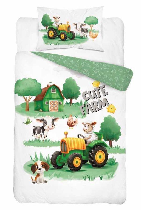 Povlečení do postýlky Roztomilá Farma B 100/135, 40/60