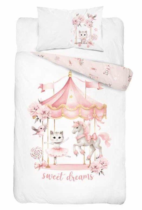 Povlečení do postýlky Kolotoč 100/135, 40/60