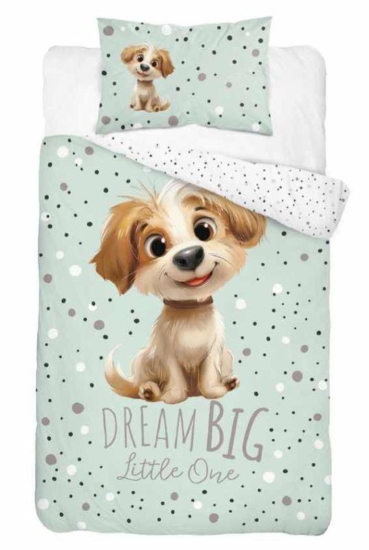 Povlečení do postýlky Veselý Pejsek A 100/135, 40/60