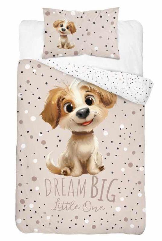 Povlečení do postýlky Veselý Pejsek B 100/135, 40/60