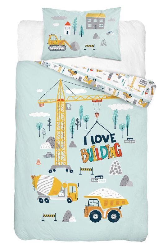 Povlečení do postýlky Stavba A 100/135, 40/60