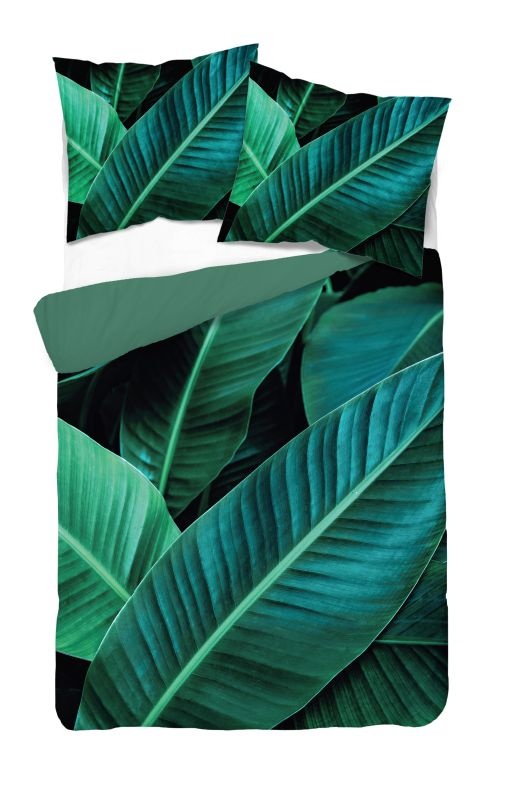 Francouzské povlečení 3D Banánové listy micro 220/200, 2x70/80