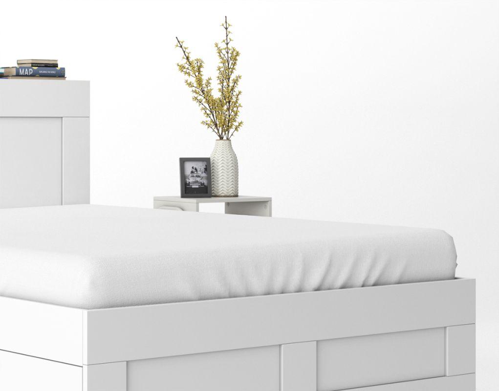 Prostěradlo Mikrosatén bílá 180/200