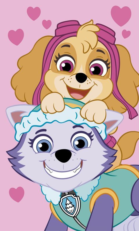 Dětský ručník Paw Patrol pink 50/30