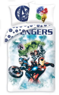 Povlečení Avengers white 140/200, 70/90