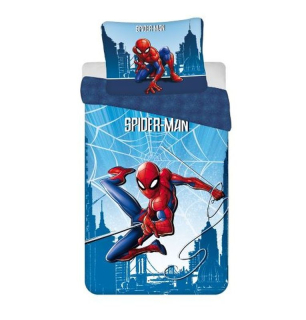 Povlečení Spiderman Blue 04 140/200, 70/90