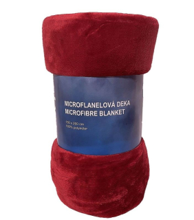 Deka microflanel super soft Vínová 150/200